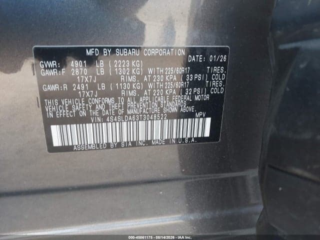 2026 SUBARU FORESTER 9