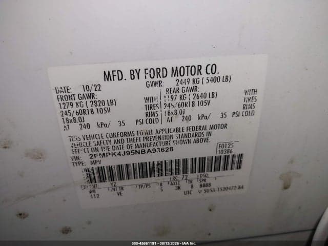 2022 FORD EDGE SEL 9