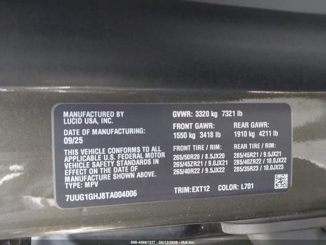 2026 LUCID GRAVITY GRAND TOURING 9