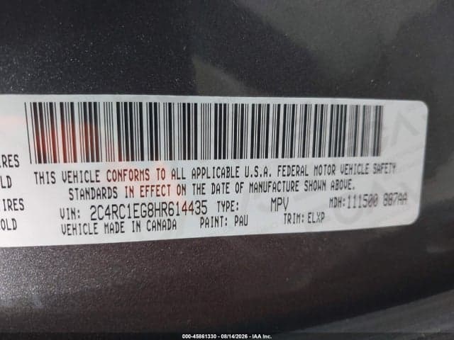 2017 CHRYSLER PACIFICA TOURING-L PLUS 9