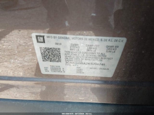2019 CHEVROLET BLAZER 9
