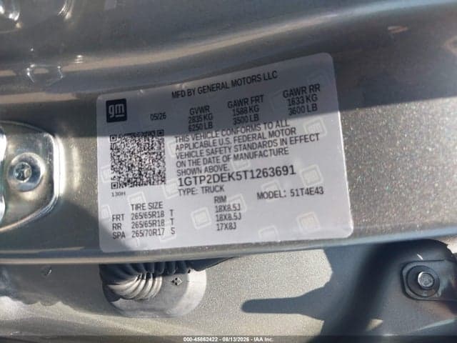 2026 GMC CANYON AT4, 4WD 9
