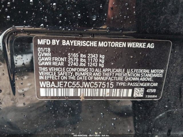 2018 BMW 540I XDRIVE 9