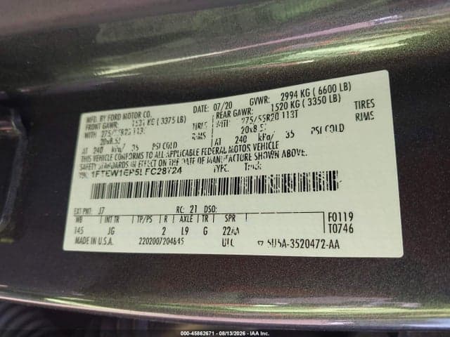2020 FORD F-150 XL 9