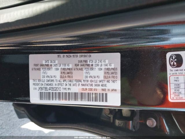 2024 MAZDA CX-5 2.5 S SELECT 9