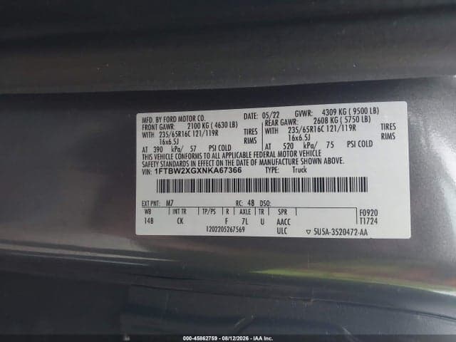 2022 FORD TRANSIT-350 9