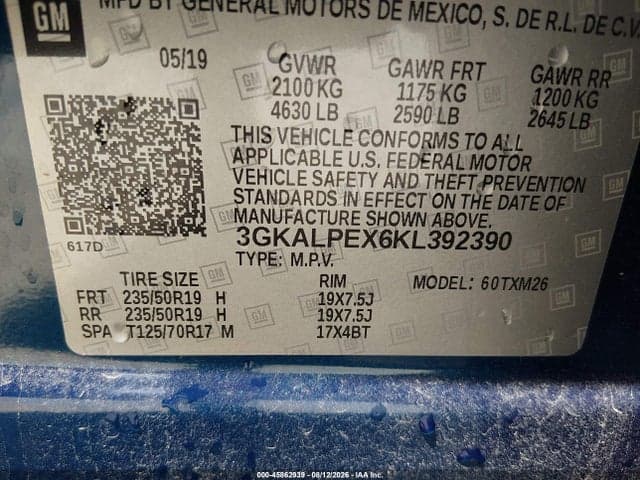 2019 GMC TERRAIN SLT 9