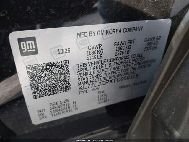 2026 CHEVROLET TRAX FWD 2RS 9