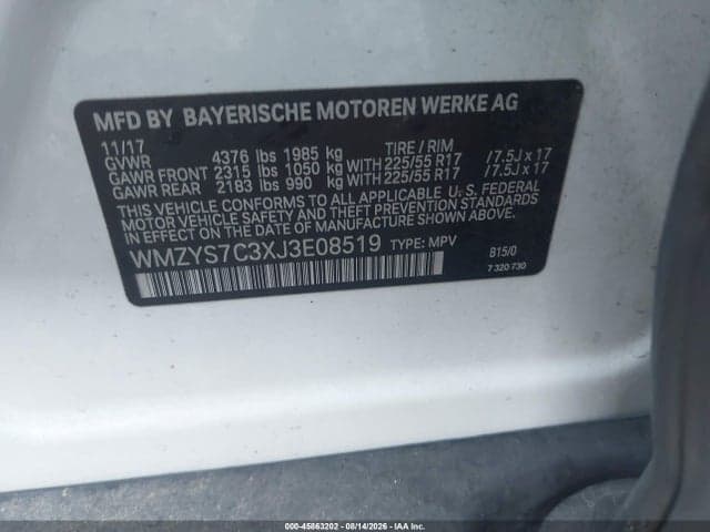 2018 MINI COUNTRYMAN COOPER 9