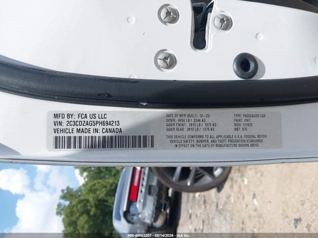 2023 DODGE CHALLENGER SXT 9