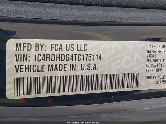 2026 DODGE DURANGO GT RWD 9