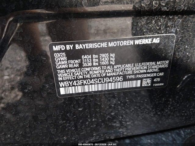 2025 BMW I5 M60 9