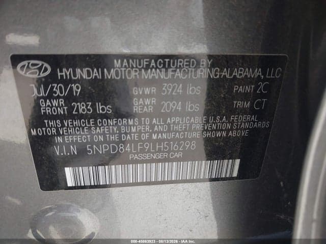 2020 HYUNDAI ELANTRA SEL 9