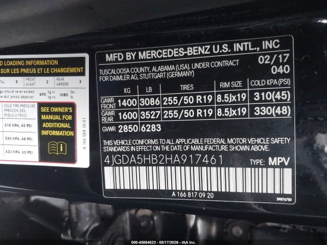 2017 MERCEDES-BENZ GLE 350 4MATIC 9