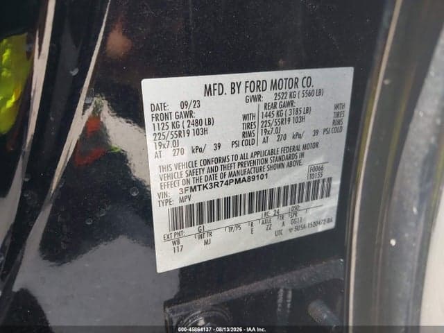 2023 FORD MUSTANG MACH-E PREMIUM 9