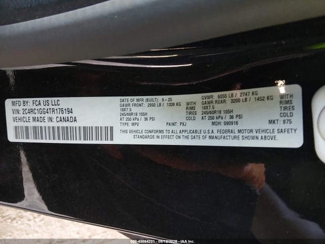 2026 CHRYSLER PACIFICA LIMITED 9