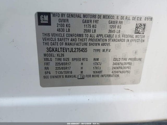2018 GMC TERRAIN SLE 9