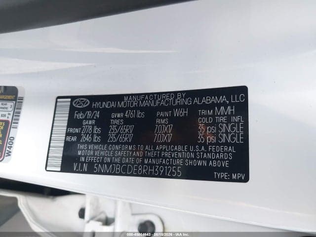 2024 HYUNDAI TUCSON SEL 9