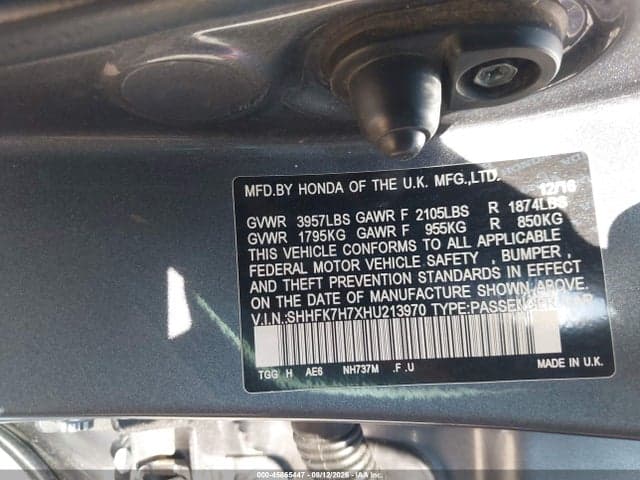 2017 HONDA CIVIC EX-L 9