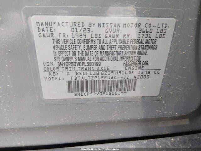 2023 NISSAN KICKS SR XTRONIC CVT 9