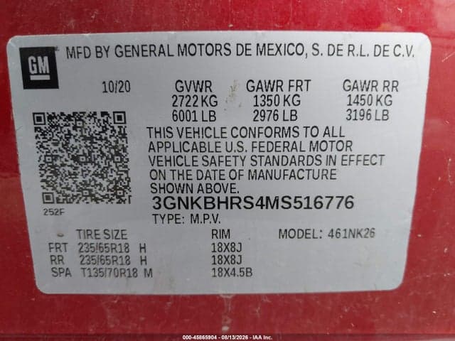 2021 CHEVROLET BLAZER AWD 2LT 9