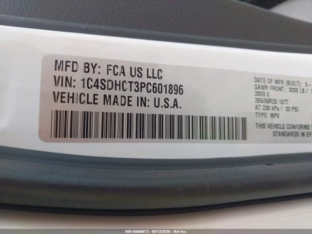 2023 DODGE DURANGO R/T PLUS RWD 9