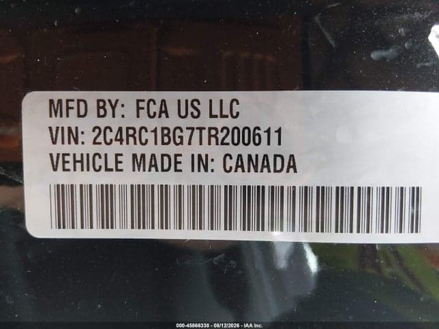 2026 CHRYSLER PACIFICA SELECT 9
