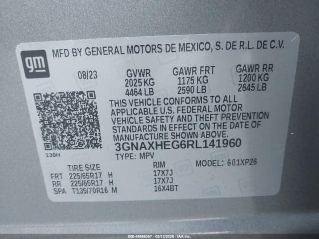 2024 CHEVROLET EQUINOX LS 9