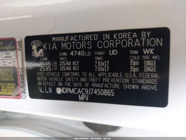 2018 KIA SPORTAGE LX 9