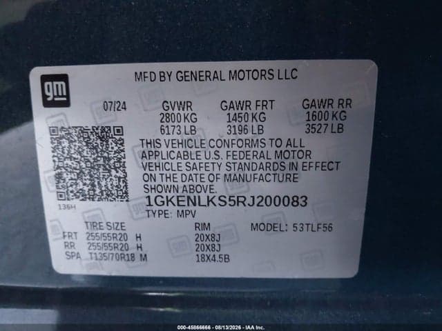 2024 GMC ACADIA FWD DENALI 9