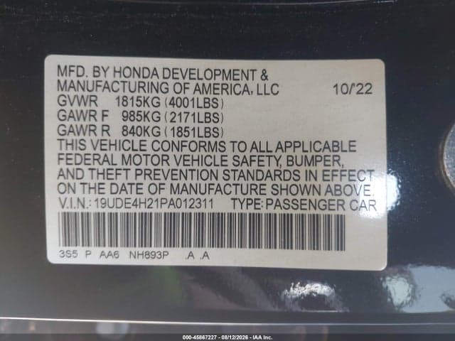2023 ACURA INTEGRA 9