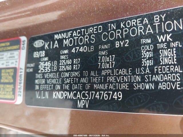 2018 KIA SPORTAGE LX 9