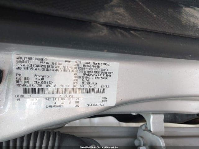 2018 FORD FOCUS SE 9