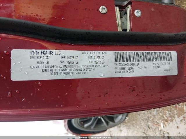 2018 DODGE CHARGER SXT PLUS RWD 9