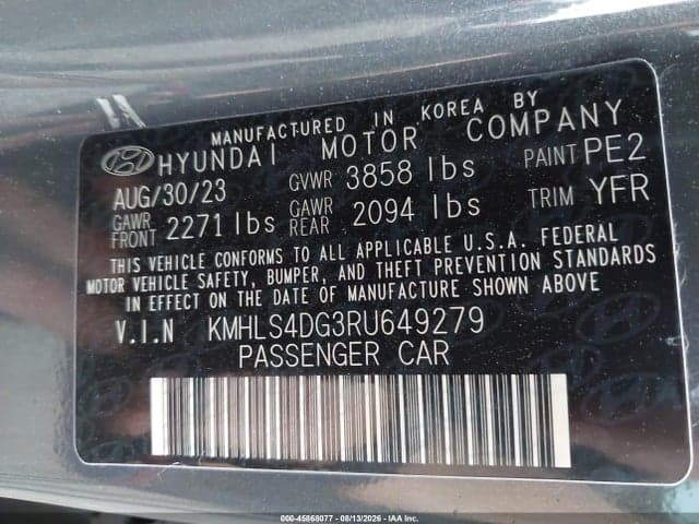 2024 HYUNDAI ELANTRA SEL 9
