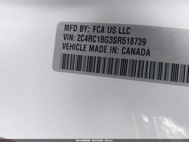 2025 CHRYSLER PACIFICA SELECT 9