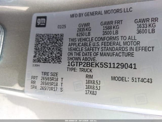2025 GMC CANYON 4WD ELEVATION 9