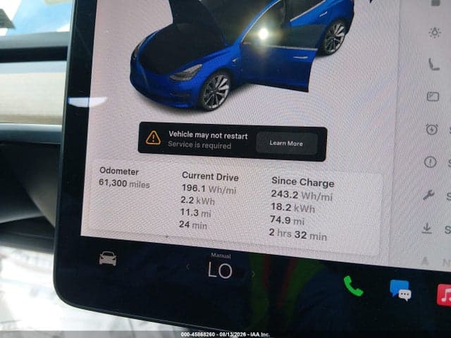 2019 TESLA MODEL 3 LONG RANGE/MID RANGE/STANDARD RANGE/STANDARD RANGE PLUS 7