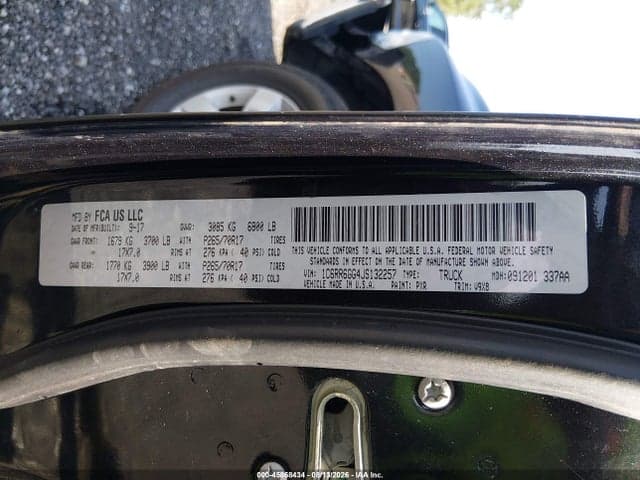 2018 RAM 1500 SLT 4X2 6'4 BOX 9