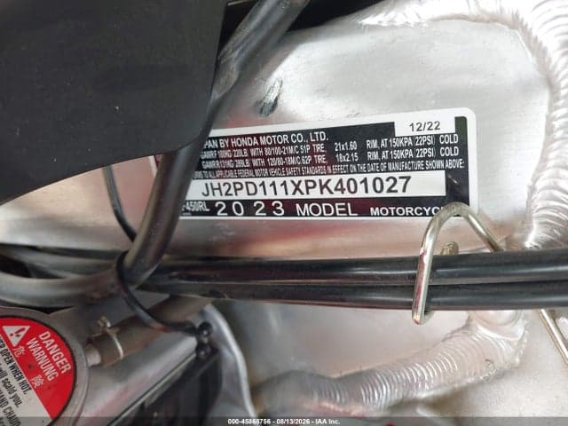 2023 HONDA CRF450 RL 10
