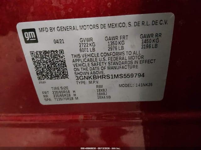 2021 CHEVROLET BLAZER AWD 2LT 9