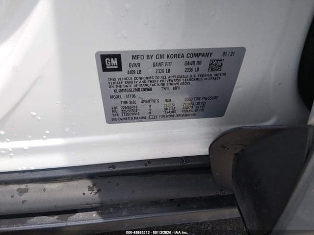 2021 BUICK ENCORE GX AWD ESSENCE 9