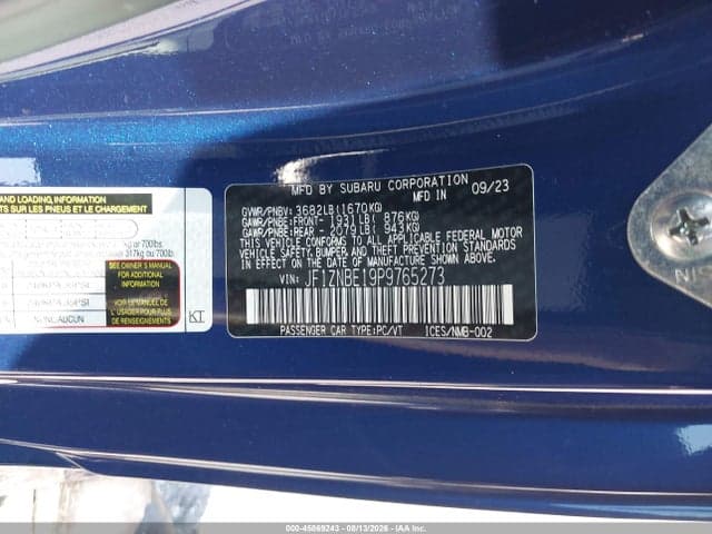 2023 TOYOTA GR86 PREMIUM 9