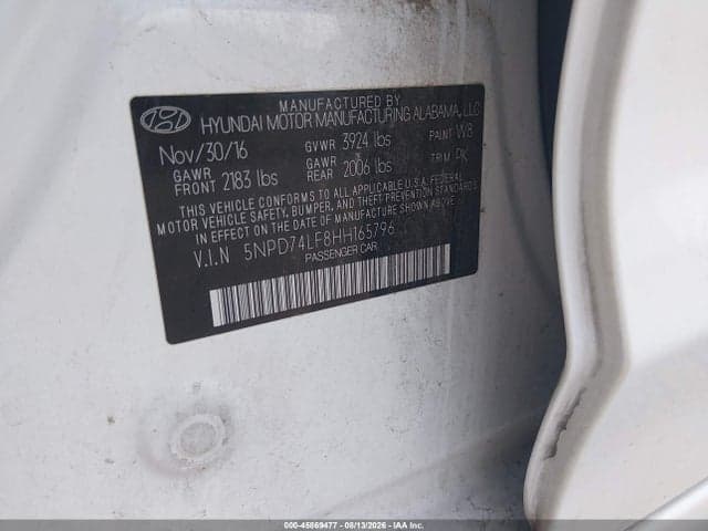 2017 HYUNDAI ELANTRA SE 9