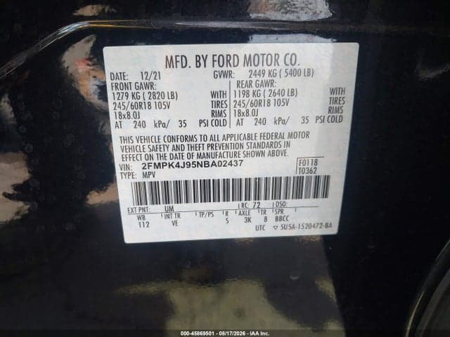 2022 FORD EDGE SEL 9