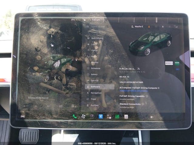 2019 TESLA MODEL 3 LONG RANGE/MID RANGE/STANDARD RANGE/STANDARD RANGE PLUS 7