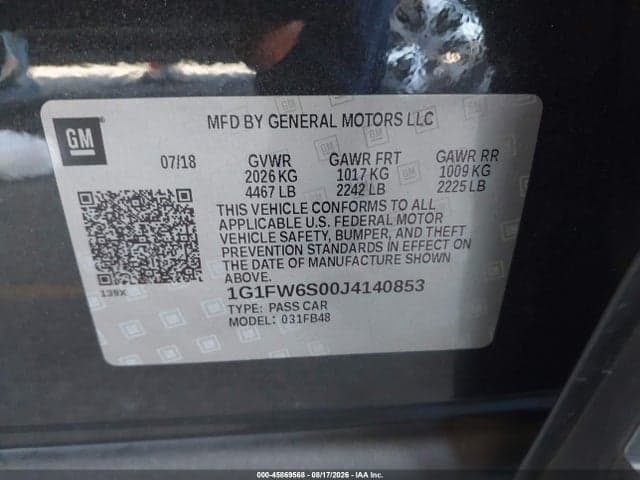 2018 CHEVROLET BOLT EV LT 9