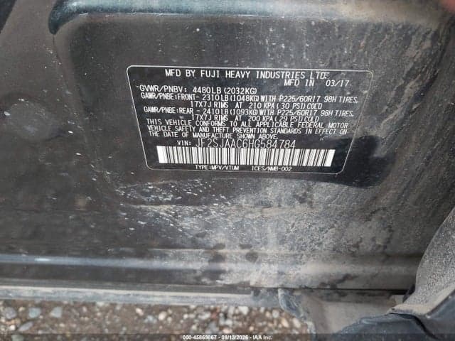 2017 SUBARU FORESTER 2.5I 9