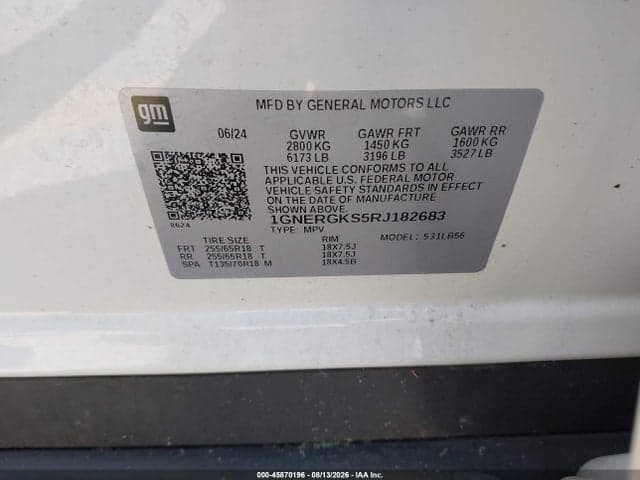 2024 CHEVROLET TRAVERSE LT 9