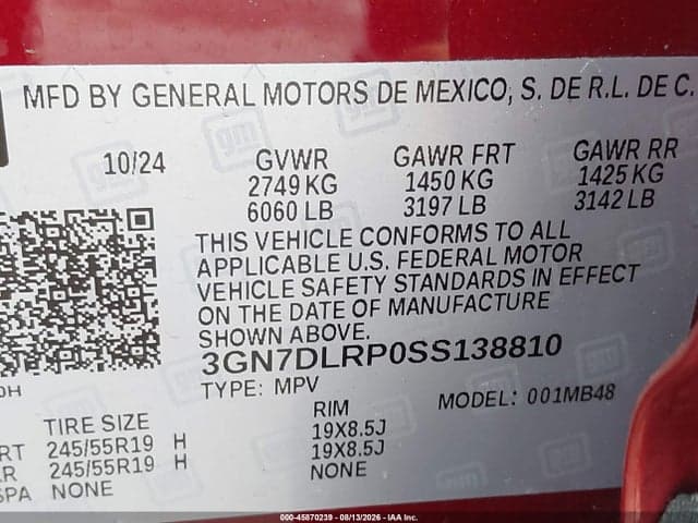 2025 CHEVROLET EQUINOX EV LT 9